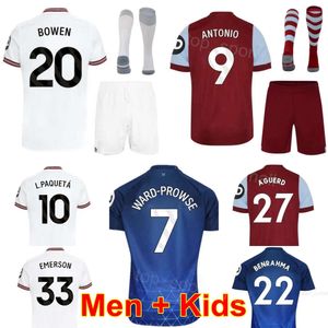 23-24 FC Club Team 20 Bowen Soccer Jerseys 9 Antonio 7 Ward-Prowse 4 Zouma 10 Paqueta 27 Aguerd 28 Soucek 33 Emerson 23 Areola 5 Coufal Football Shirt Kits Xihanmulian