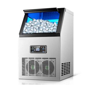 Macchina per la produzione di ghiaccio automatica Macchina per il ghiaccio a cubetti commerciale Macchinari per piccole imprese Macchina per palline di ghiaccio per la caffetteria del bar del tè al latte233t8728775