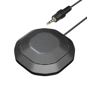 Микрофоны Антишумовые настольные портативные игровые устройства Plug And Play Регулируемая прямая трансляция Проводные стабильные видеозвонки для ПК Конференц-микрофон