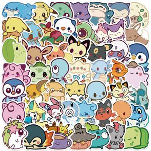 50pcs Kawaii Anime Stickers Cute Animals Stickers Laptop Suitcase Skateboard Guitar Cartoon Stickers