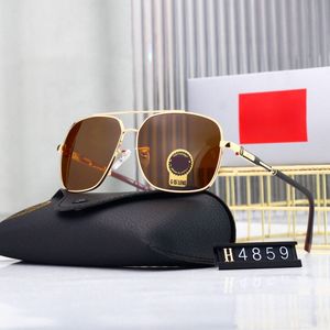 Top luxury Sunglasses Polaroid lens designer women s Men s Goggle senior Eye wear For Women eyeglasses frame Vintage Metal Sun Glasses With Box OS 4859