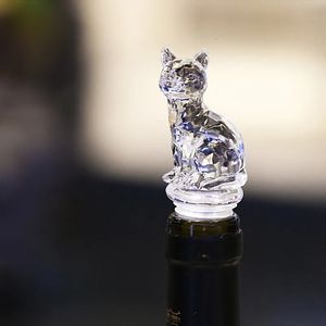 Bar Tools Animal Wine Bottle Stopper Champagne Silikon Cap Cute Cat Dog Cover Lock 231023