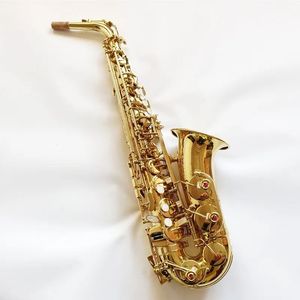 JK-KEILWERTH ALTO EB TUNE SAKSOPHON NOWOŚĆ Brass Gold Lanquer Music Instrument E-Flat Sax z akcesoriami obudowy