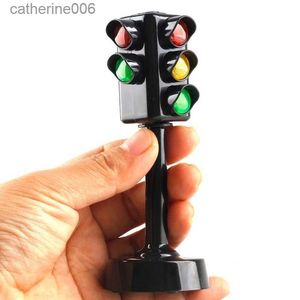 Other Toys Simulated Two-Sided Traffic Lights Road Sign Lamp Crosswalk Signals with Base Early Learning Toys for Boys GirlsL231024