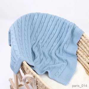 Blankets Solid Color Sweet Knitted Newborn Baby Boys Girls Security Blankets Skin-friendly Infant Wraps Blankets