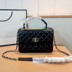 Trendy CC High Quality Luxury Designer Bag Detail Flip Portable One Shoulder Diagonal Crossbody Bag Leather Shoulder Bags Fashion Purses Designer Woman Handbag