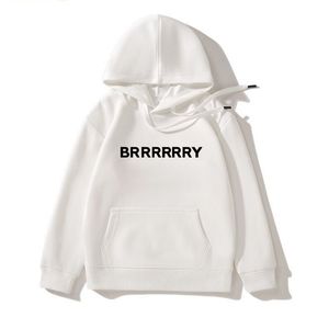 Barn hoodie pojkar huvtröjor b brev tröjorshirts mode flickor kläder klassisk bomull vinter tröja lyxiga topps cyd23102401