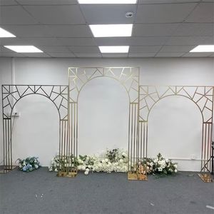 Wedding New Metal Art Alien Multi Bar Gilded Arch Door Wrought Iron Screen For Party Stage Site Layout DIY Props