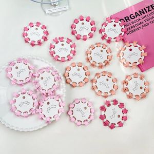 Acessórios de cabelo 10 pcs meninas rosa dos desenhos animados garra clipe mini clipes flor grab barrettes doce headwear mulheres conjunto