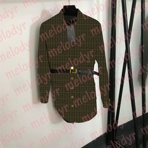 Full Letter Print Windbreaker Autumn Long Style Shirts Coats Outdoor Windproof Stand Neck Cardigan Designer Trench Coats