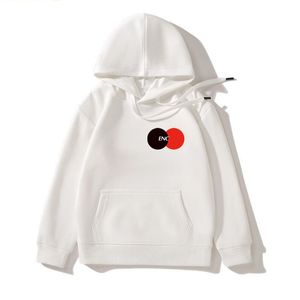 Moda Kids Hoodie Klasik V Mektubu Çocuk Kapşonlu Kazak Kızlar Gevşek Sweathershirt Baskı Günlük Bebek Erkekler Top CSD2310242