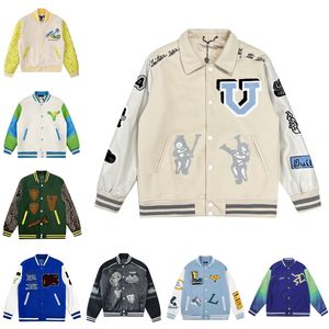 Herrjackor designer kappa baseball varsity jacka brev sömmar broderi höst och vinter män förlorar kausal outwear rockar kappa designer kvinna vinter vinter