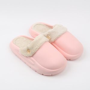 Winter Womens Slippers Shoes Cute little blacks balls plushs toe cottons mop for Indoor Female Outdoor size 36-41