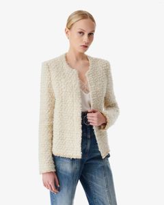 Women's Jackets Proenzaschouler Outerwear Iroparis Designer Co Design SANEA WOOL BLEND JACKET Solid Regular For Women