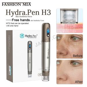 Macchina per tatuaggi Strumento di bellezza elettrico wireless Hydra Pen H3 Nanoneedle Cura della pelle professionale 231024