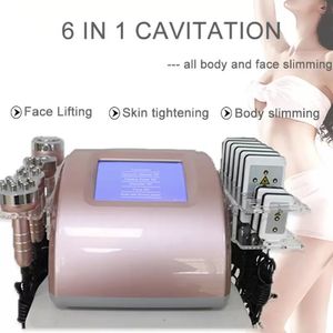 Macchina dimagrante 40K cavitazione 5Mhz Radiofrequenza Skin Lift Touch Screen 5 teste Macchine sottili