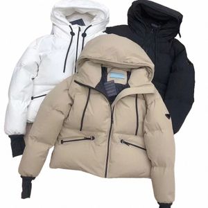 Down Jackets Womens Puff Hooded Designer Parkas Mens Women Zipper Coat Warm Sweatshirts Coats Coats Letter Winter Outwear Black Tracksuit W1tu#