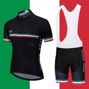 2020 Nowy zespół Włoch Cycling Jersey Dostosowany Road Mountain Race Top Max Storm MTB Jersey Cycling Sets34400334249287