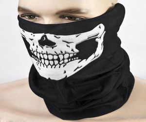 Halloween Skull Skeleton Party Masks Black Motorcycle Multi Function Headwear Hat Scarf Neck Sport Face Winter Ski Mask3005493