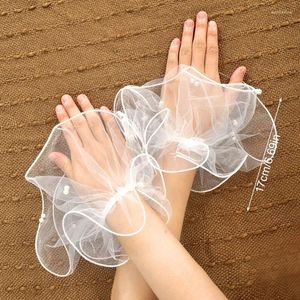 Charm Bracelets Tulle Cuffs Manicures Pography Prop Flare Bead Sleeve Manicure Po Background Wedding Cuff Handheld Shooting Decorate