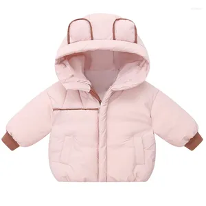 Daunenmantel Baby Jungen Winterjacke Kleinkind Mädchen Kleidung Koreanische Casual Cartoon Niedlich Mit Kapuze Reißverschluss Warme Oberbekleidung Kinder Mode Mäntel BC756