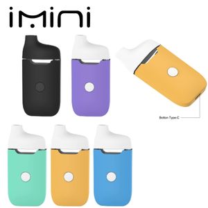 Imini Disposable Vape Pen Rechageable E Cigarette 280mAh Battery 2ml 2Gram 3ml 3Gram Empty Cartridge 5 Colors Package Thick Oil Vaporizer CUSTOM Ceramic Coil Bottom