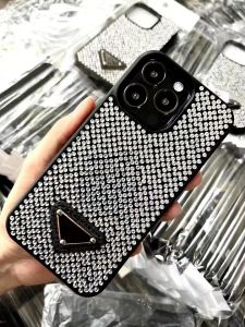 Suitable for iPhone 15 Pro Max i 14 12 11 14 promax 13 14 Pro Fashion Designer Shiny Diamond Jewelry 3D Crystal Women's Back Cover