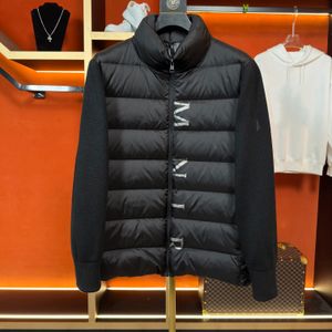 warme und winddichte Designer-Jacken für Herren, Wintermode, Daunenmantel mit Buchstaben, Abzeichen, Pailletten für Damenjacke, charakteristische Ärmel, Streetwear, Parkas, Mäntel, Multi