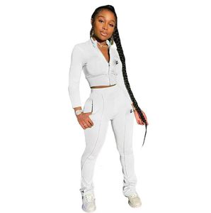 Womens Clothing Designer Track Suit Casual Two Piece Set Summer Fashion Round Neck Short Sleeve LeisureTight pants Sets