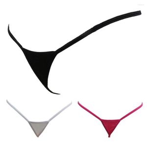 Underbyxor mäns sexiga ihåliga stretchy trosor bikini män underkläder mini t-back thong erotictemptation g-strängar andningsbara bulg315t