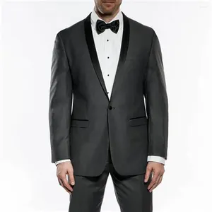 Men's Suits Two Pieces Suit Shawl Lapel Wedding Dinner Tuxedo For Men Business Jacket & Trousers