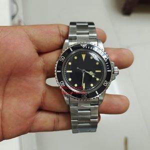 first-class quality Watches 40mm Vintage 114060 2813 Movement Stainless Steel bracelet Mechanical Automatic Mens Wristwatches