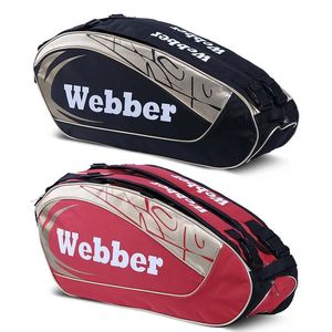 Outdoor Bags 6-12 Pcs Tennis Badminton Racket Bag Large Capacity Professional Sport Competition Badminton Raqueta Training Bag Shoes Storage 231024