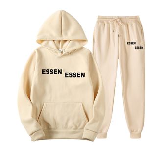 Essent Hoodie Erkekler Tasarımcı Marka Sweatshirt Hoodie Sonbahar Kış Uzun Kollu Kazak Yüksek Kaliteli Mektup Baskı Hoody