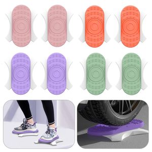 Twist Boards 1 Pair Twist Waist Disc Board Foot Massage Plate Body Building Slim Twister Plate Slimming Legs Twist Waist Plate Fitness Gear 231025