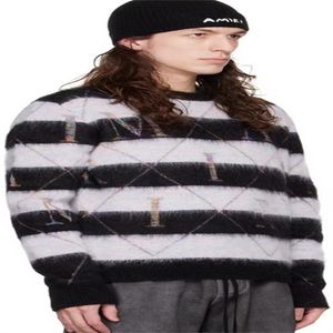 Herrdesigner våren kvinnor tröja långärmad jumper crewneck tecknad stickad high-end jacquard stickad tröja kappa topp s-xxl