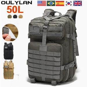 Borse da esterno Oulylan 30L50L Nylon Impermeabile Trekking Pesca Borsa da caccia Zaino Zaini militari Sport tattici Campeggio Escursionismo 231024