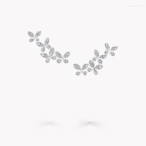 Stud Earrings LONDON Jewelry High Quality 925 Sliver 4 Mini Butterfly For Women Charming Gift