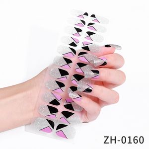 Adesivo per smalto per unghie con fiocchi di neve di Capodanno Adesivo per decorazioni per unghie di design fai da te Decorazione per nail art Set di adesivi per unghie di Natale per lei