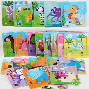 Puzzle Educazione prescolare Puzzle educativo Giocattolo Bellissimo cartone animato Animale Puzzle Bambini per bambini della scuola materna KidL231025