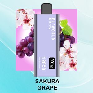 Elf Dünyası Tek Kullanımlık Ekran Vape Vapor Toptan Fiyat Puro Electronico