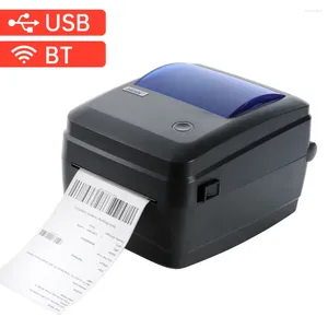 Desktop Wireless Label Printer Direct Thermal Printing Bt USB Wired All in One Maker 1D 2D streckkod 123mm papper