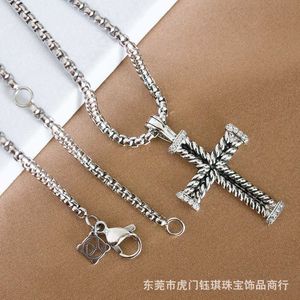 DY Necklace Designer Classic Jewelry Fashion charm jewelry Dy Cross necklace Jewelry high-end Christmas gift top jewelry high quality luxury fashion accessories