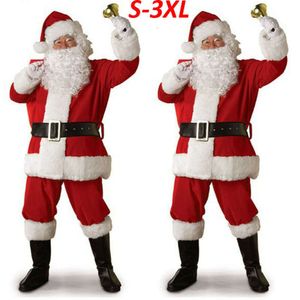 cosplay 5 pezzi/lotto abbigliamento da Babbo Natale abito natalizio da uomo cosplay adatto per cosplay popolari per adulti