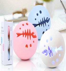 The latest pet cat toy combination fish bone ball 1 set of 3 dog mint bells glow funny pet supplies 6018734