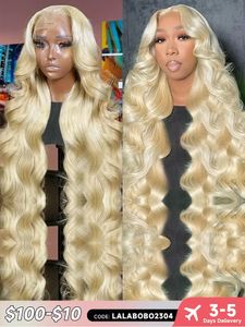 Lace Wigs 30 36 Inch 613 Blonde Lace Frontal Wig 13x4 13x6 Body Wave Lace Front Wig 360 Lace Wig Human Hair Pre Plucked Remy Brazilian Wig 231024