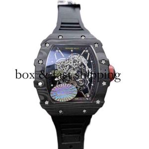 BBR Mens Mechanical Watch Richa Milles Soinc Rm35-01 Fully Automatic Tape Swiss Movement Wristwatch Super Duplicate Flywheel Carbon700 montres de luxe