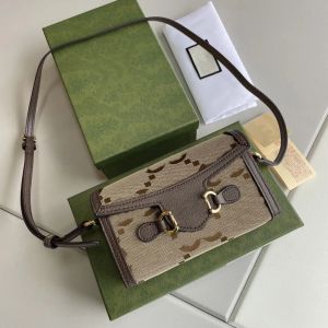 Damen-Designer-Taschen, klassisches Canvas, 1955-Kollektion, Mini-Handtasche, Vintage-Stil, horizontale Version, Umhängetasche