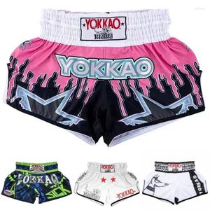 Shorts masculinos de boxe tailandês, abrangente, luta final, sanda, artes marciais, mma, secagem rápida, esportes fitness