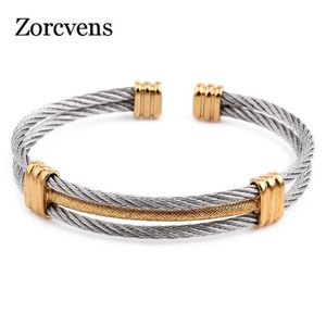 Bangle Modyle Arrival Spring Wire Line Colorful Titanium Steel Bracelet Stretch Stainless Cable Bangles For Women224O